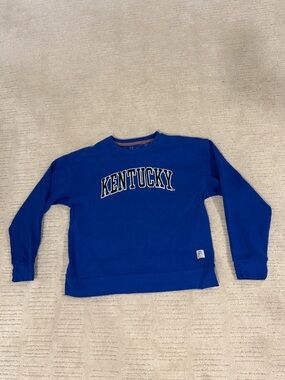 Pressbox Men's Royal Blue Kentucky Crewneck Sweatshirt